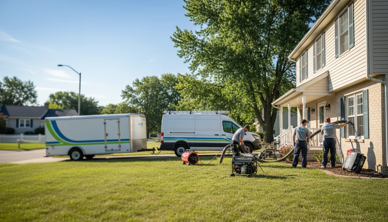 Flooded Basement Restoration And Cleanup With Repair in Stoy, IL near me